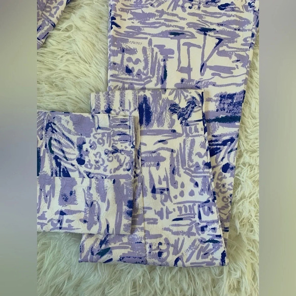 LILLY Pulitzer, Kelly Skinny Ankle Pants-lilac verben Rock the dock, 4 - Picture 15 of 16